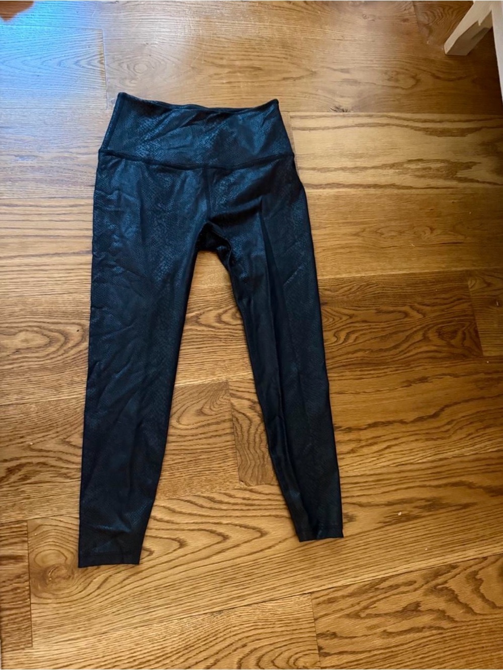 Beyond Yoga Black High-Waist Textured Leggings